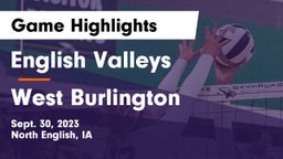 English Valleys  vs West Burlington Game Highlights - Sept. 30, 2023