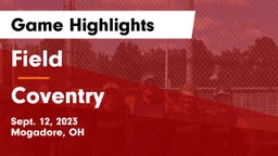 Field  vs Coventry  Game Highlights - Sept. 12, 2023