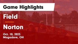 Field  vs Norton  Game Highlights - Oct. 10, 2023