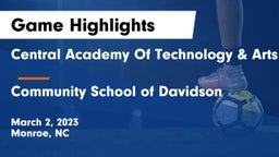 Central Academy Of Technology & Arts vs Community School of Davidson Game Highlights - March 2, 2023