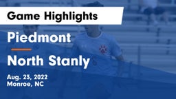 Piedmont  vs North Stanly Game Highlights - Aug. 23, 2022