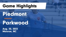 Piedmont  vs Parkwood  Game Highlights - Aug. 30, 2022