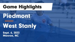 Piedmont  vs West Stanly Game Highlights - Sept. 6, 2022