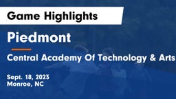 Piedmont  vs Central Academy Of Technology & Arts Game Highlights - Sept. 18, 2023
