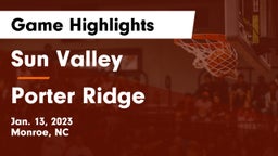 Sun Valley  vs Porter Ridge  Game Highlights - Jan. 13, 2023