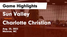 Sun Valley  vs Charlotte Christian  Game Highlights - Aug. 25, 2022