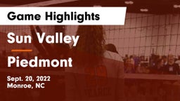 Sun Valley  vs Piedmont  Game Highlights - Sept. 20, 2022