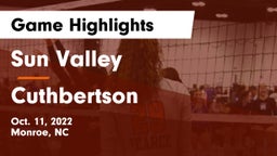 Sun Valley  vs Cuthbertson  Game Highlights - Oct. 11, 2022