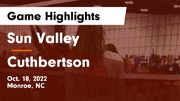 Sun Valley  vs Cuthbertson  Game Highlights - Oct. 18, 2022