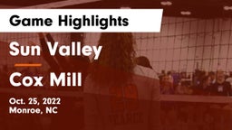 Sun Valley  vs Cox Mill  Game Highlights - Oct. 25, 2022