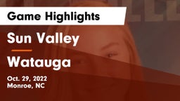 Sun Valley  vs Watauga  Game Highlights - Oct. 29, 2022