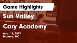 Sun Valley  vs Cary Academy Game Highlights - Aug. 11, 2023
