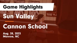 Sun Valley  vs Cannon School Game Highlights - Aug. 28, 2023