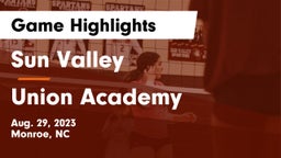 Sun Valley  vs Union Academy  Game Highlights - Aug. 29, 2023