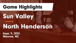 Sun Valley  vs North Henderson  Game Highlights - Sept. 9, 2023