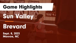 Sun Valley  vs Brevard  Game Highlights - Sept. 8, 2023