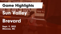 Sun Valley  vs Brevard  Game Highlights - Sept. 9, 2023