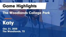 The Woodlands College Park  vs Katy Game Highlights - Oct. 31, 2020