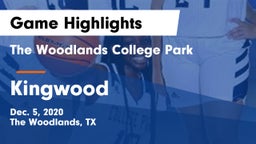 The Woodlands College Park  vs Kingwood  Game Highlights - Dec. 5, 2020