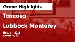 Tascosa  vs Lubbock Monterey  Game Highlights - Nov. 11, 2023