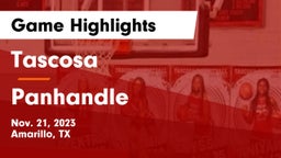 Tascosa  vs Panhandle  Game Highlights - Nov. 21, 2023