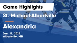 St. Michael-Albertville  vs Alexandria  Game Highlights - Jan. 19, 2023