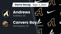 Recap: Andrews  vs. Carvers Bay  2023