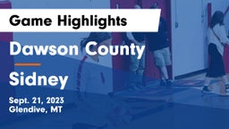 Dawson County  vs Sidney  Game Highlights - Sept. 21, 2023
