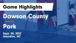 Dawson County  vs Park  Game Highlights - Sept. 30, 2023
