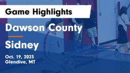 Dawson County  vs Sidney  Game Highlights - Oct. 19, 2023