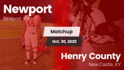 Matchup: Newport  vs. Henry County  2020