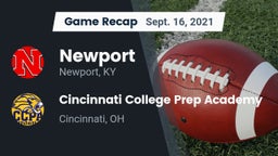 Recap: Newport  vs. Cincinnati College Prep Academy  2021