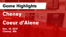 Cheney  vs Coeur d'Alene  Game Highlights - Dec. 18, 2019
