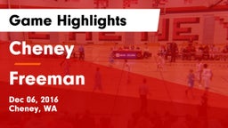 Cheney  vs Freeman Game Highlights - Dec 06, 2016