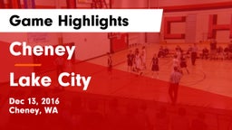 Cheney  vs Lake City Game Highlights - Dec 13, 2016