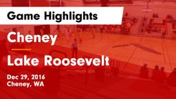 Cheney  vs Lake Roosevelt Game Highlights - Dec 29, 2016