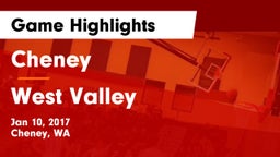Cheney  vs West Valley  Game Highlights - Jan 10, 2017