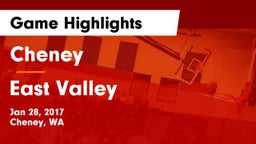 Cheney  vs East Valley  Game Highlights - Jan 28, 2017