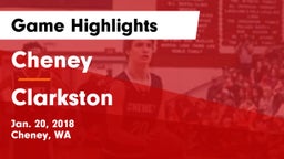 Cheney  vs Clarkston  Game Highlights - Jan. 20, 2018