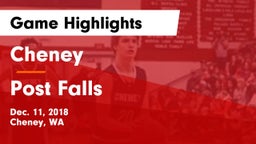 Cheney  vs Post Falls  Game Highlights - Dec. 11, 2018