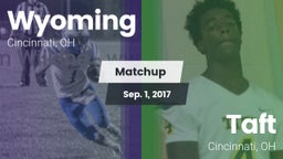 Matchup: Wyoming  vs. Taft  2017