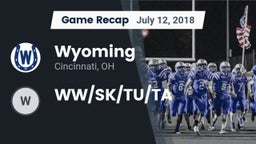 Recap: Wyoming  vs. WW/SK/TU/TA 2018