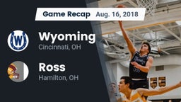 Recap: Wyoming  vs. Ross  2018