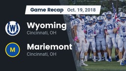 Recap: Wyoming  vs. Mariemont  2018