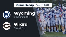 Recap: Wyoming  vs. Girard  2018