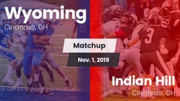 Matchup: Wyoming  vs. Indian Hill  2019