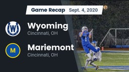 Recap: Wyoming  vs. Mariemont  2020