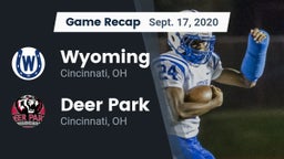 Recap: Wyoming  vs. Deer Park  2020