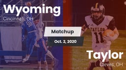 Matchup: Wyoming  vs. Taylor  2020