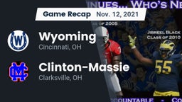Recap: Wyoming  vs. Clinton-Massie  2021